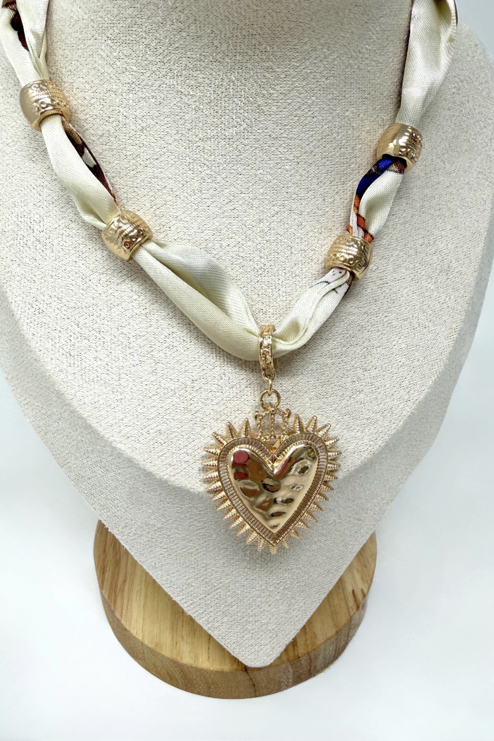 The Hearts on Fire Charm Scarf Necklace
