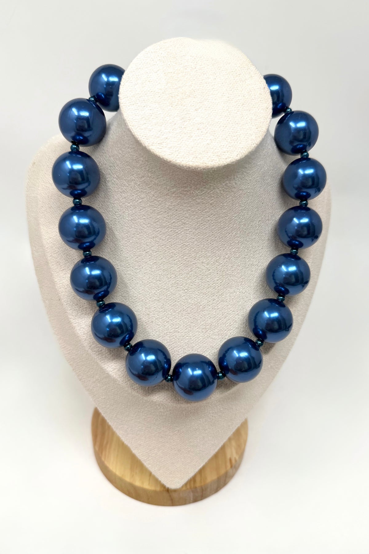 The Oceans Depth Glass Beaded Necklace