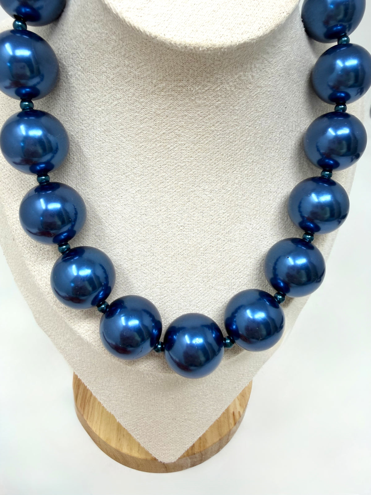 The Oceans Depth Glass Beaded Necklace