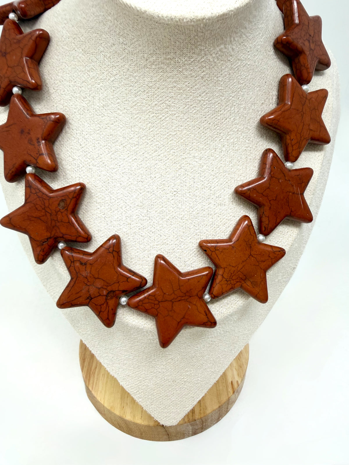 The Brooklyn Brown Magnesite Star Necklace
