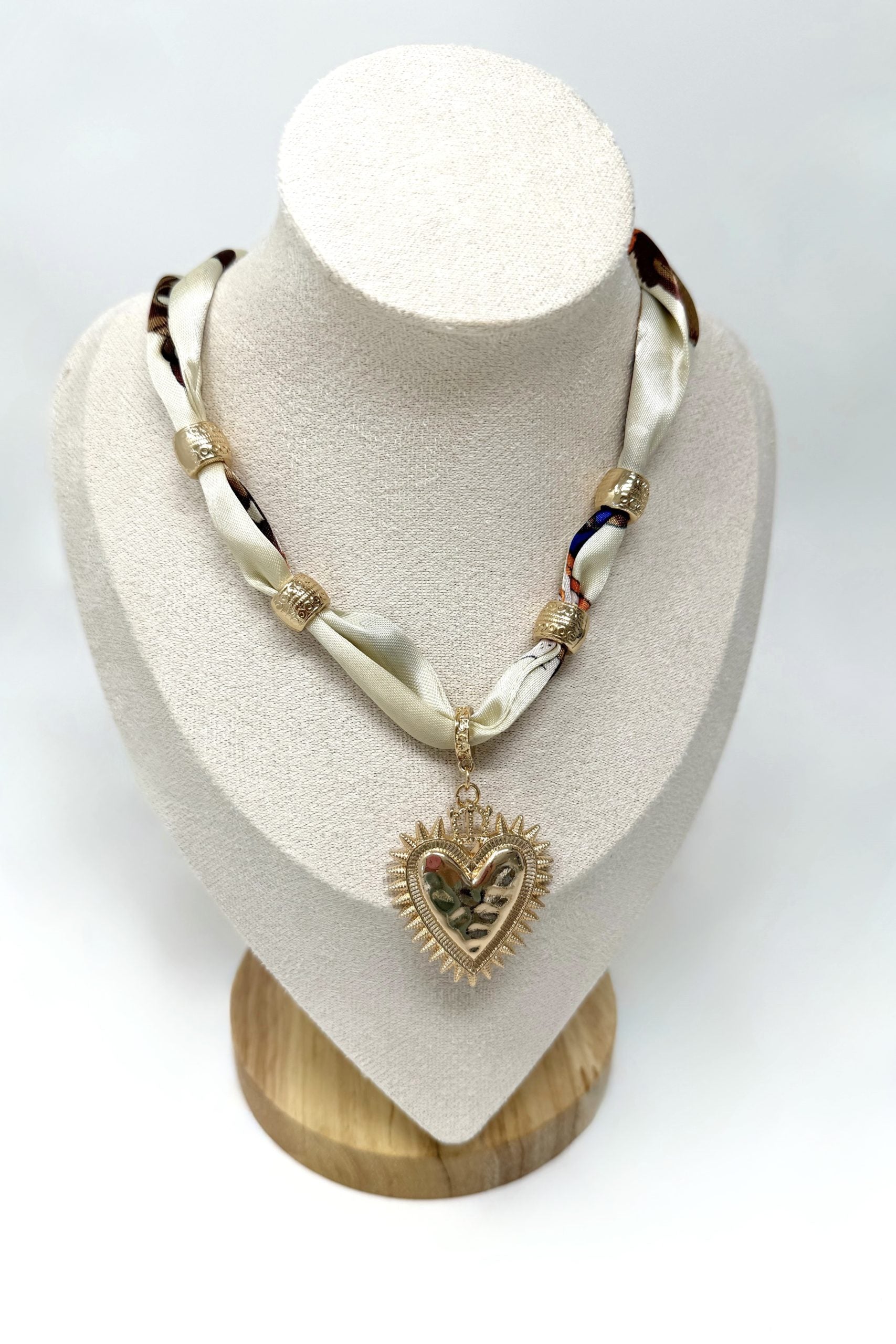 The Hearts on Fire Charm Scarf Necklace