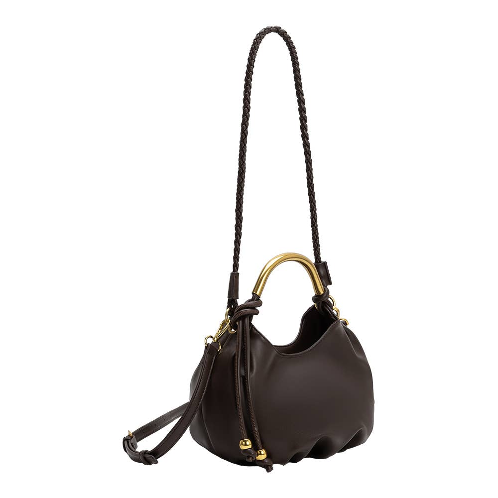 Dottie Espresso Vegan Leather Bag