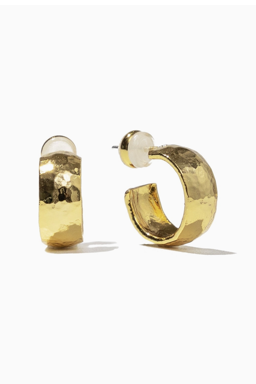 The Perfect Love Hammered Hoops
