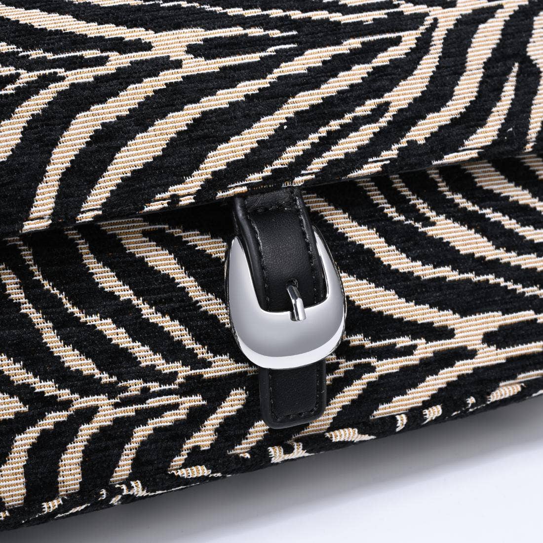 The Gloria Zebra Shoulder Bag