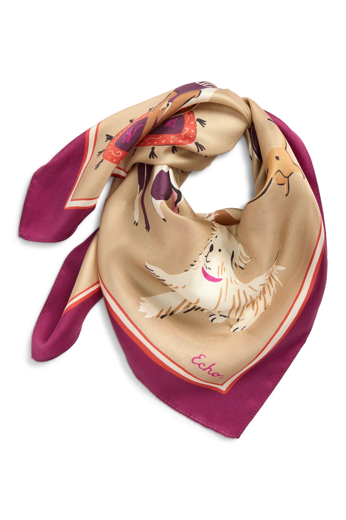 Echo Doggie Daycare Silk Bandana