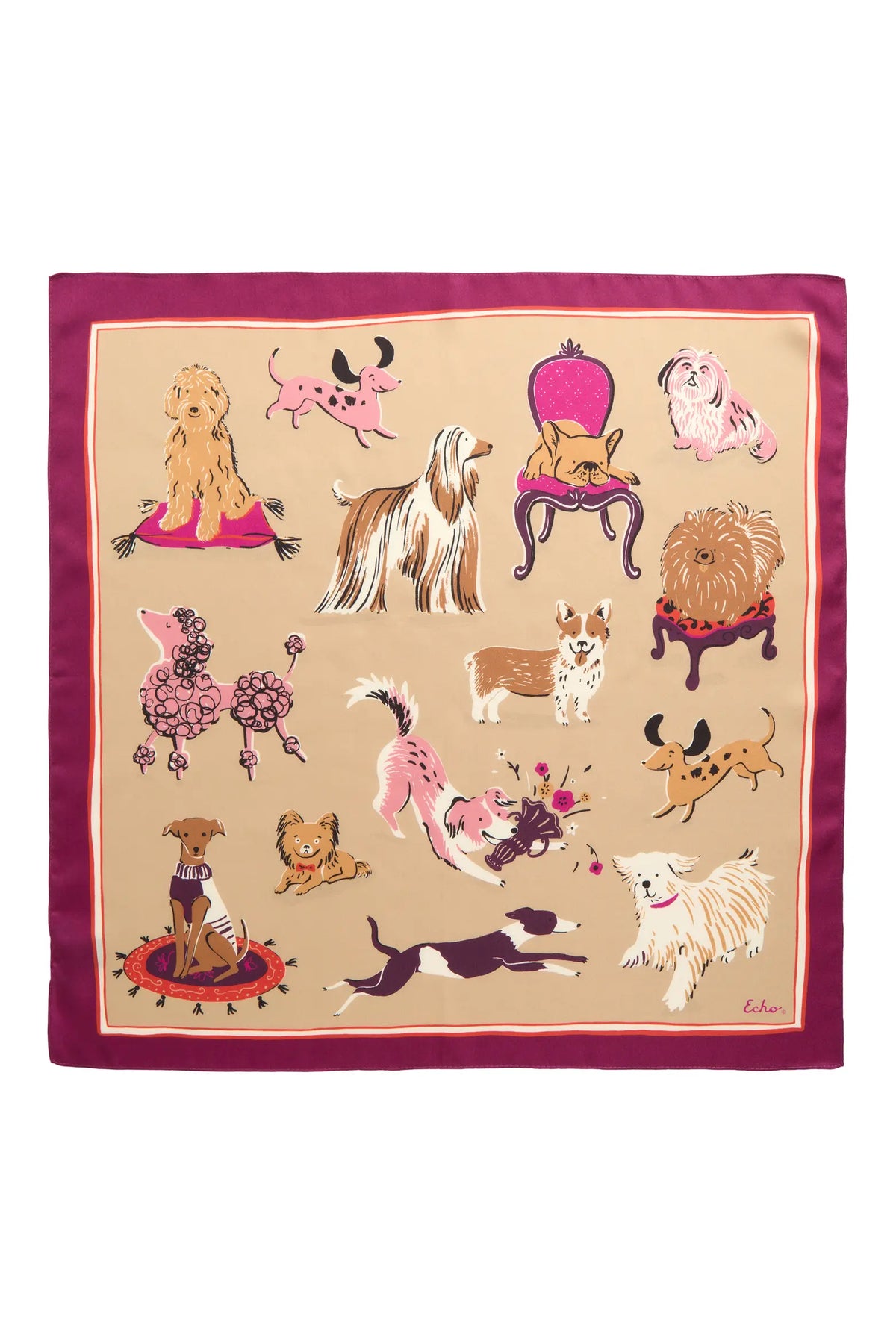 Echo Doggie Daycare Silk Bandana