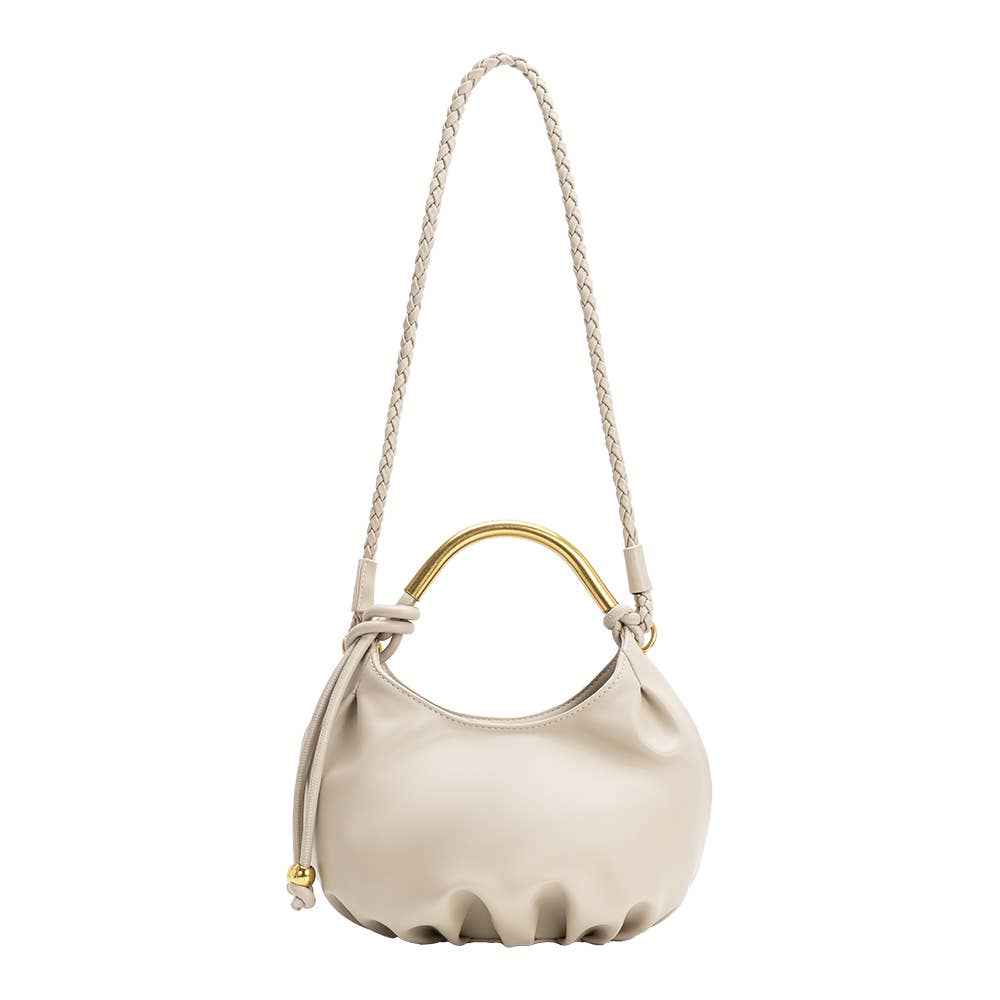 Dottie Mushroom Leather Top Bag
