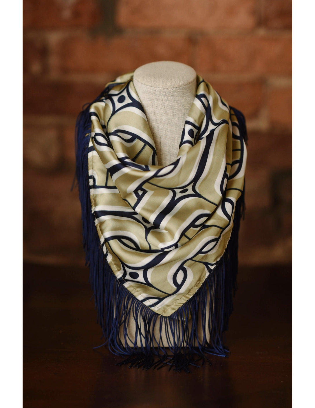 The Game Day Printed Fringe Scarf
