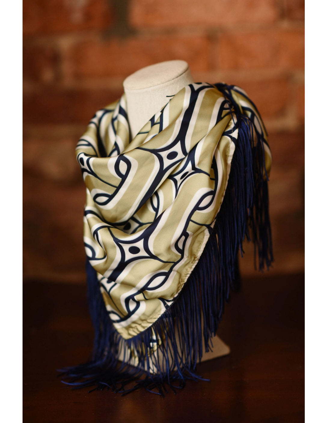 The Game Day Printed Fringe Scarf